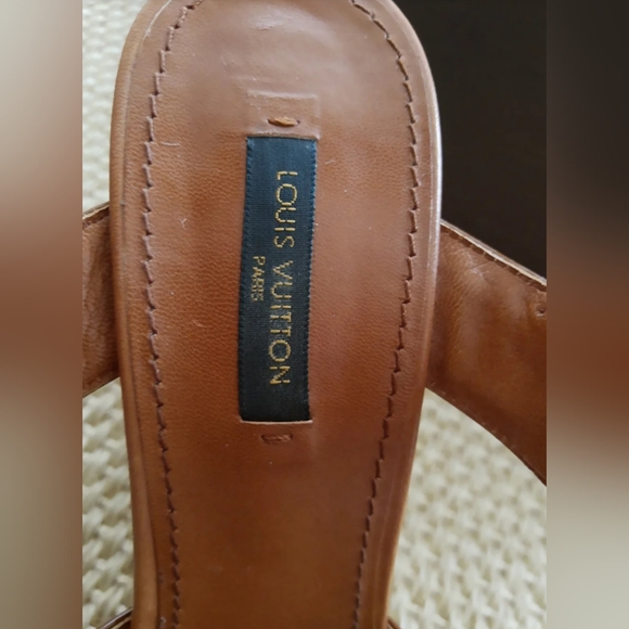 New. Louis Vuitton espadrilles leather sandals - Picture 8 of 8